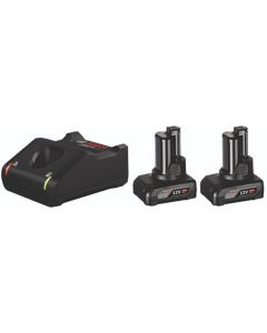 Bosch Startsæt 2 x GBA 12V 6.0Ah + GAL 12V-40 Professional 1600A01B20