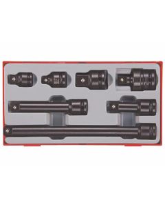 Teng Tools adaptersæt 1/2" med 7 dele 160680104