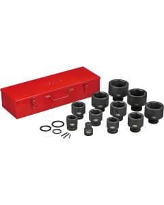 Teng Tools Slagtopsæt med 17 dele med 1'' firkantet fæste 9117 293360202