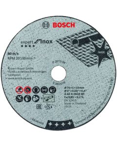 Bosch skæreskive 76x1,0x10 x 5 stk. 2608601520