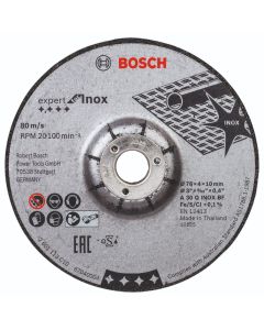 Bosch Slibeskive Expert for INOX 2 stk. x 76 x 4 x 10 mm 2608601705