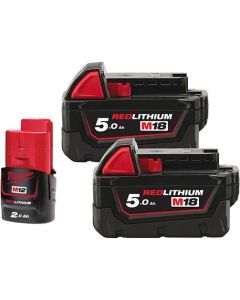 Milwaukee Startsæt M18 B52 med batterier M18 og M12 4932451242