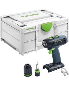 Festool akku bore-/skruemaskine T 18+3-Basic i Systainer3 576448