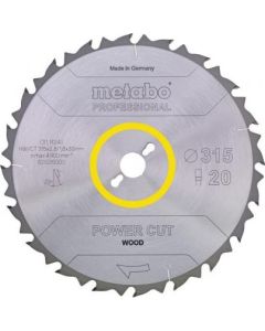 Metabo Rundsavklinge HW/CT 254x30 WZ 20° 628025000-628059000