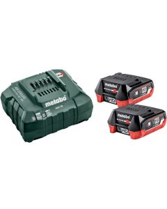 Metabo basis-sæt 12V 2 4,0 Ah batterier med oplader 685301000