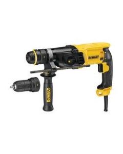 DeWalt 26mm SDS-PLUS borehammer med 3 funktioner og QC-borepatron DW-D25134K-QS