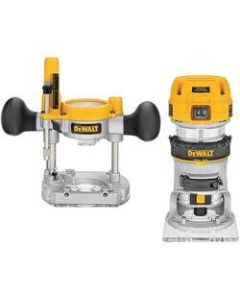 DeWalt 900 Watt 8mm kompakt håndoverfræser med forsats og base DW-D26204K-QS