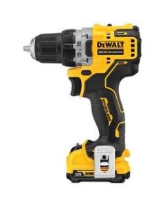 DeWalt 12V XR kulløs superkompakt boremaskine, 2 x 2Ah DW-DCD701D2-QW