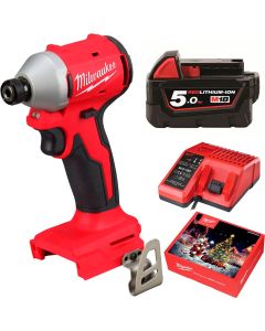 Milwaukee Slagskruemaskine BLIDRC med 5Ah batteri og lader MILWAUKEEPAKKE2