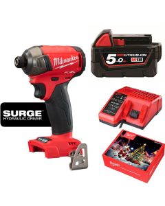 Milwaukee Slagskruemaskine M18 FQID med 5Ah batteri og lader MILWAUKEEPAKKE4