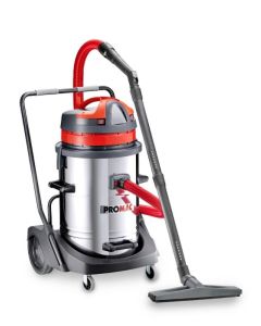PROMAC Industriel våd og tør støvsuger 78lt, 2 motorer JET-VAC-78-2TB