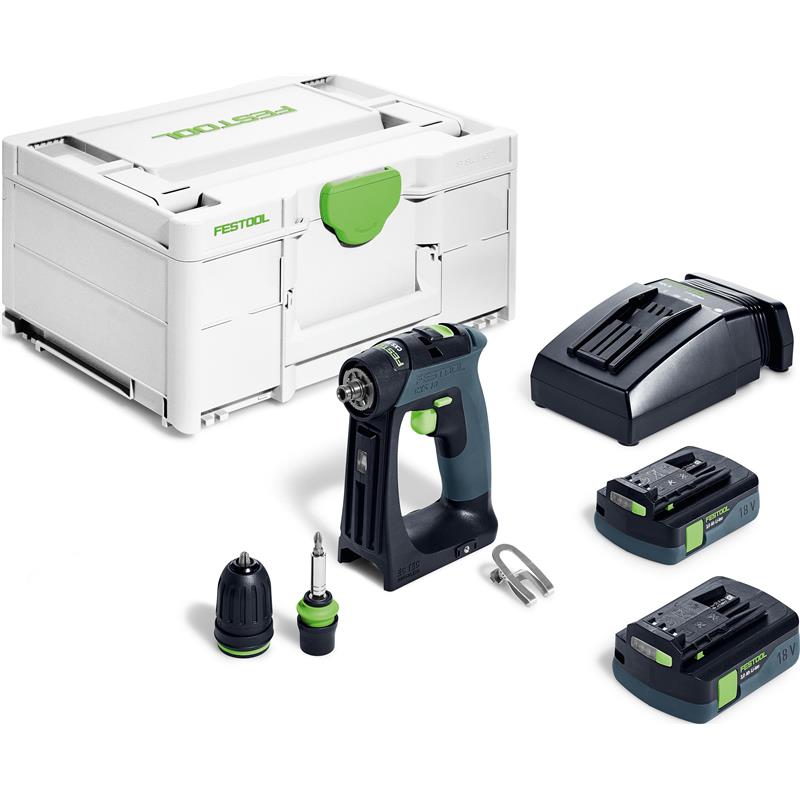 Billede af Festool Akku bore-/skruemaskine CXS 18 C 3,0-Plus hos Dorch & Danola A/S