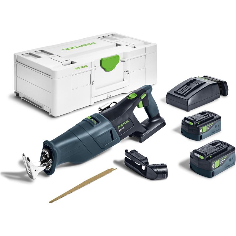 Se Festool Akku bajonetsav RSC 18 5,0 EB-Plus hos Dorch & Danola A/S