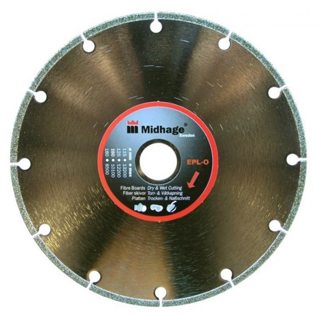 Midhage Elktroplaterede klinge 180×30 EPL-O