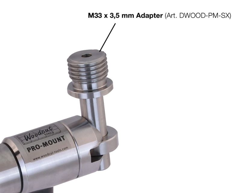 Woodcut Pro Mount Adapter M33 X 3 5mm