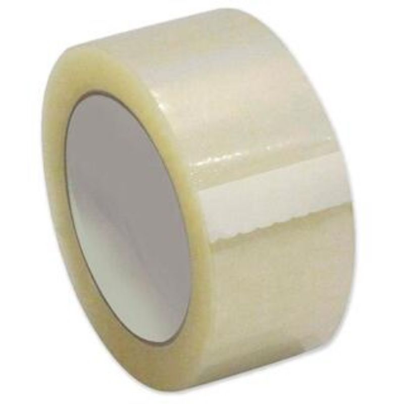 Emballagetape 50 mm x 66 mtr. i klar