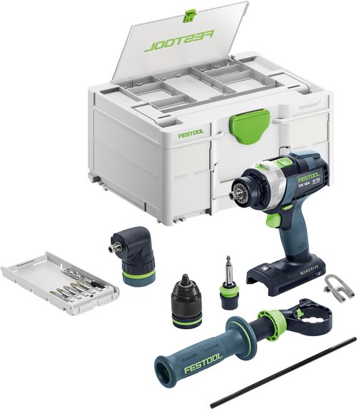 Festool Akku slagbore-/skruemaskine TPC 18/4 I-Basic-Set QUADRIVE