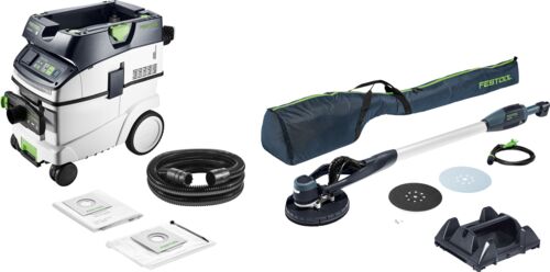 Festool Langhalssliber- Og Støvsugersæt PLANEX LHS-E 225/CTL 36-Set