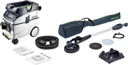 Festool Langhalssliber- Og Støvsugersæt PLANEX LHS-E 225/CTM 36-Set
