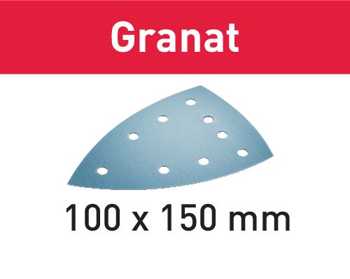 Festool Slibepapir STF DELTA/9 P180 GR/100 Granat